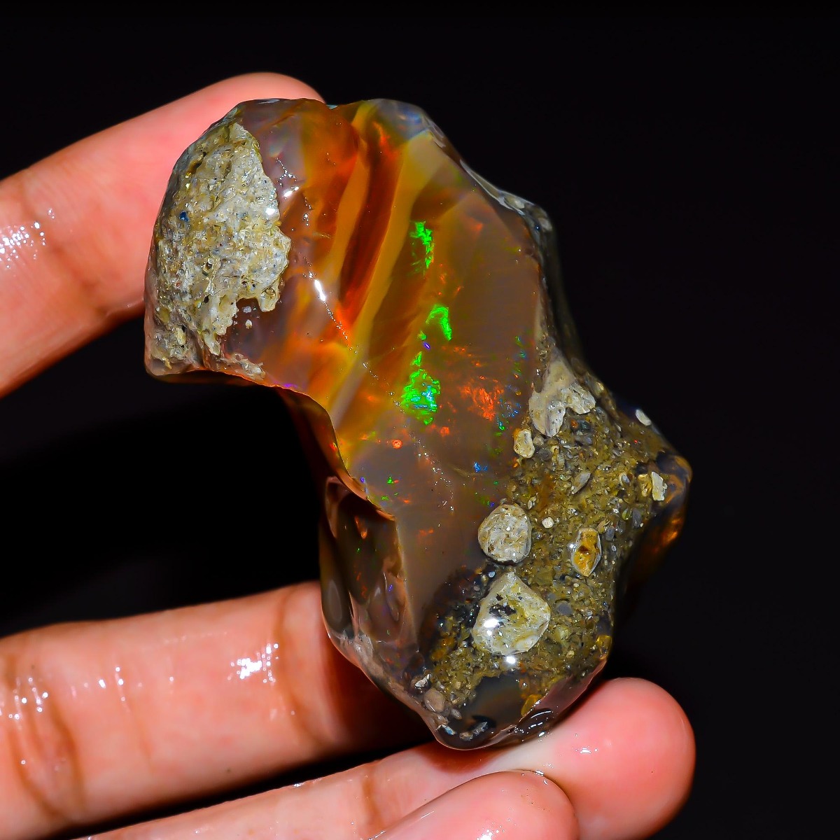 Jewelry Making Raw Materials - Doğal Etiyopya Opal Taşı 25-80CT Ham