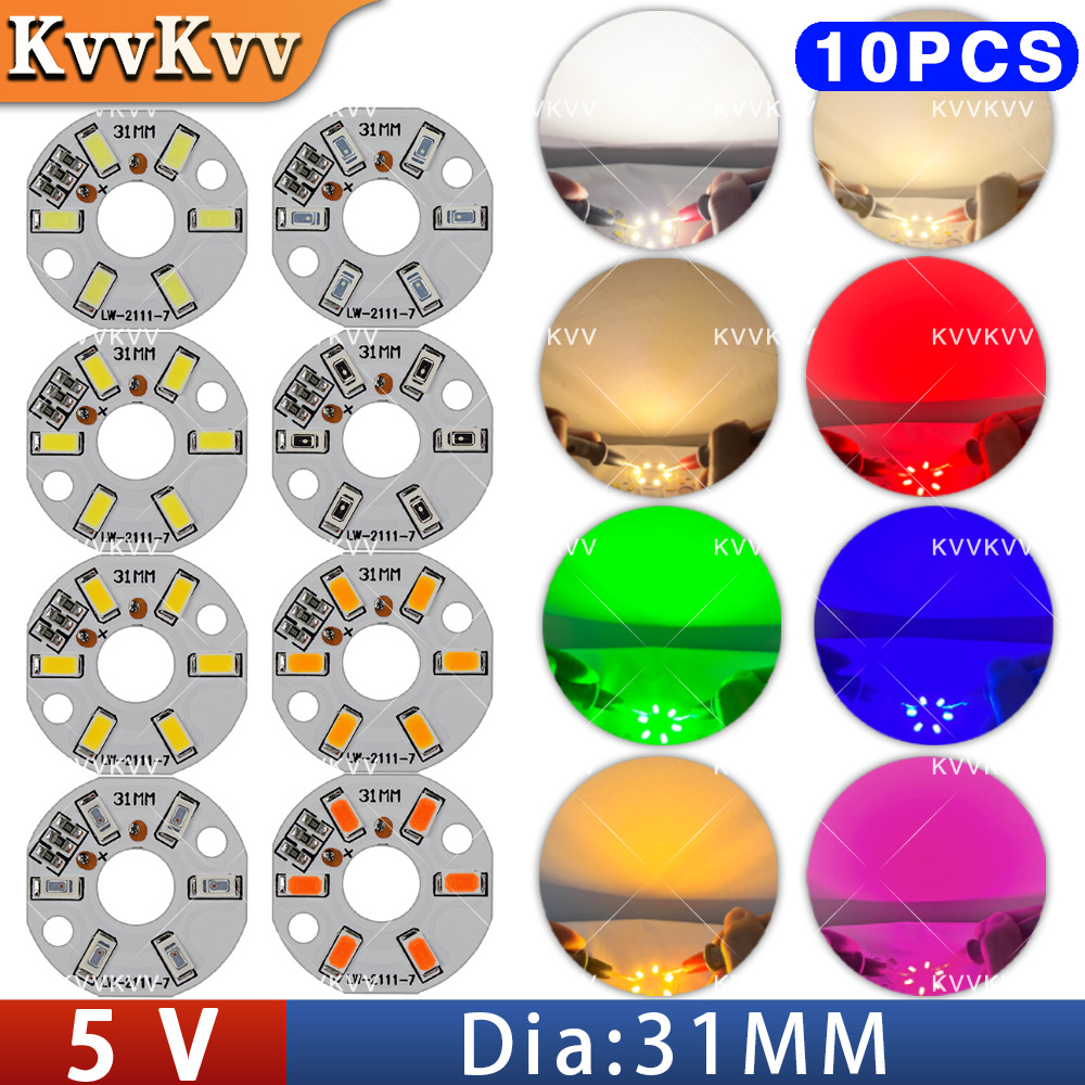 Jewelry Making Board - 10 adet LED 5V 3W renkli