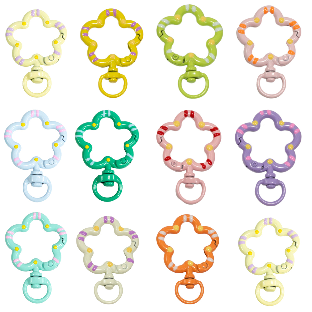 Jewelry Making Rings - 5 adet Çiçek Metal Istakoz Pençe