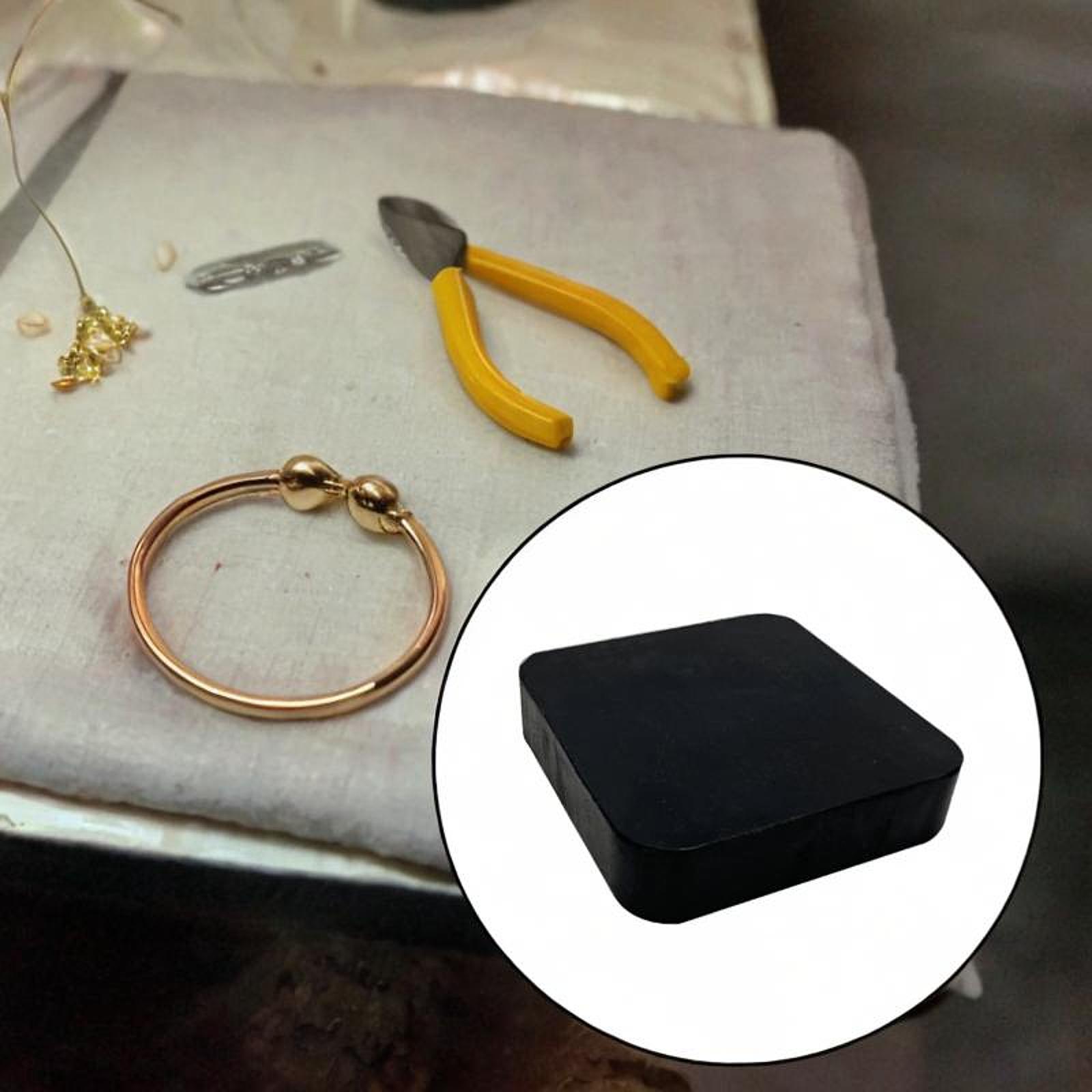 Xtool Jewelry Making - Kauçuk Tezgah Bloğu Damgalama Tabanı Takı