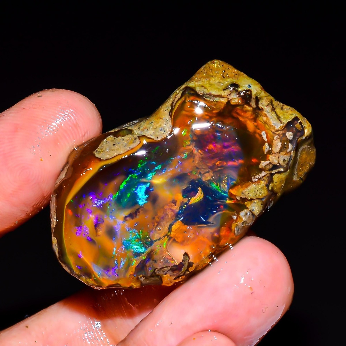 Doğal Etiyopya Opal Ham Taşı 2 - Jewelry Making Raw Materials incelemesi ve fiyatı