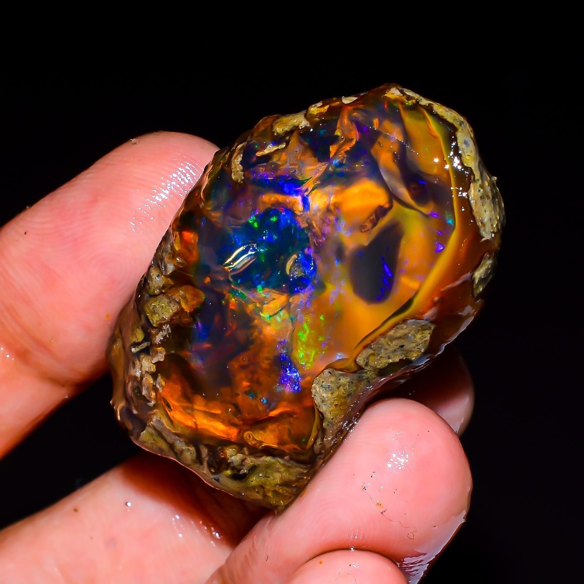 Doğal Etiyopya Opal Ham Taşı 2 - Jewelry Making Raw Materials incelemesi ve fiyatı