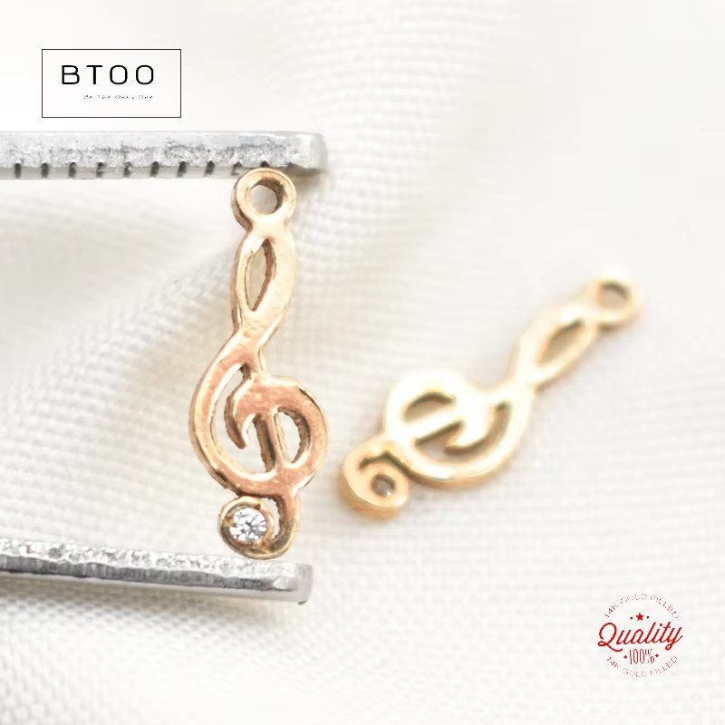 14K altın dolgulu nota takılar - Jewelry Making Notes incelemesi ve fiyatı