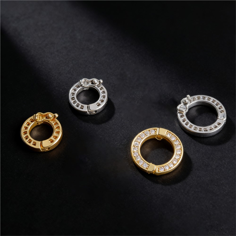 2 adet yuvarlak konnektör toka - Jewelry Making Metal incelemesi ve fiyatı