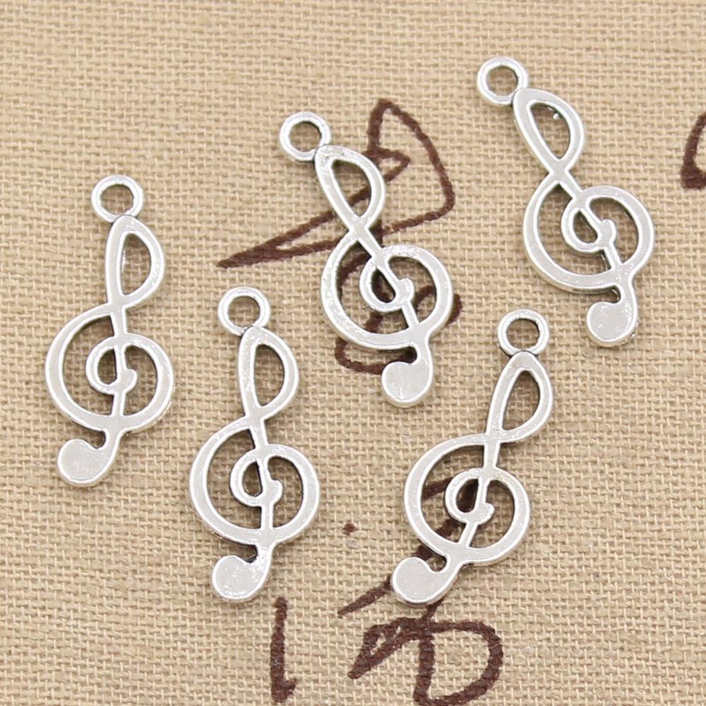 30 adet takılar nota 26x10mm a - Jewelry Making Notes incelemesi ve fiyatı