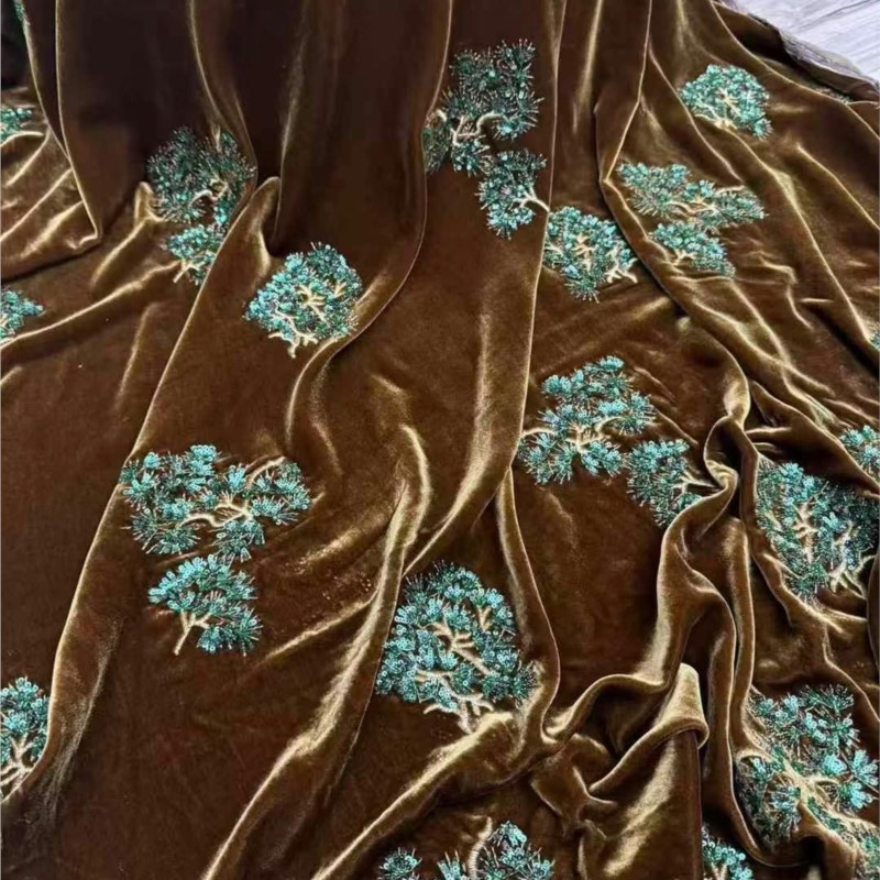 Yeşil ipek kadife ağır sanayi  - Bead Mat Velvet incelemesi ve fiyatı