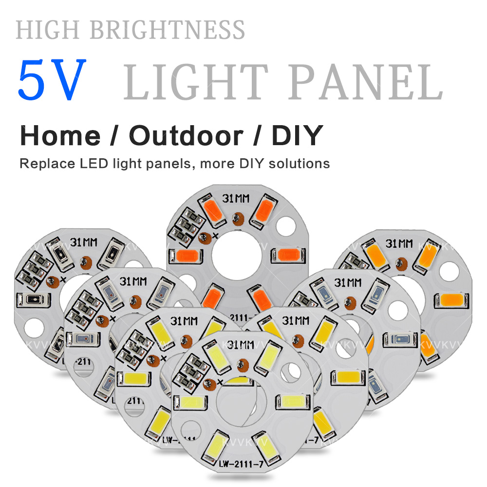 10 adet LED 5V 3W renkli lamba - Jewelry Making Board incelemesi ve fiyatı