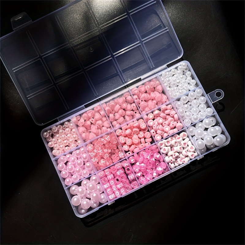 10 Parçalı Pembe Alfabe Kutusu - Jewelry Making Tutorials incelemesi ve fiyatı