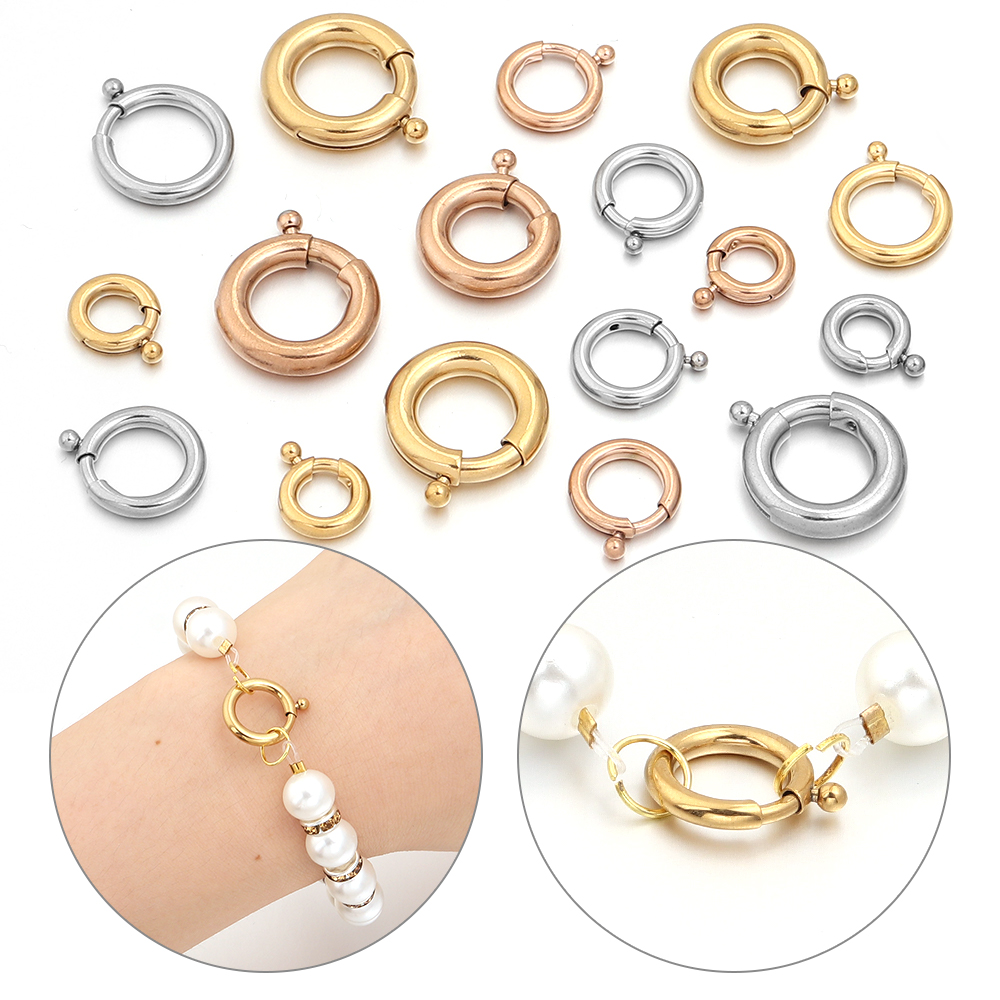 2 adet Paslanmaz Çelik Yaylı K - Jewelry Making Rings incelemesi ve fiyatı