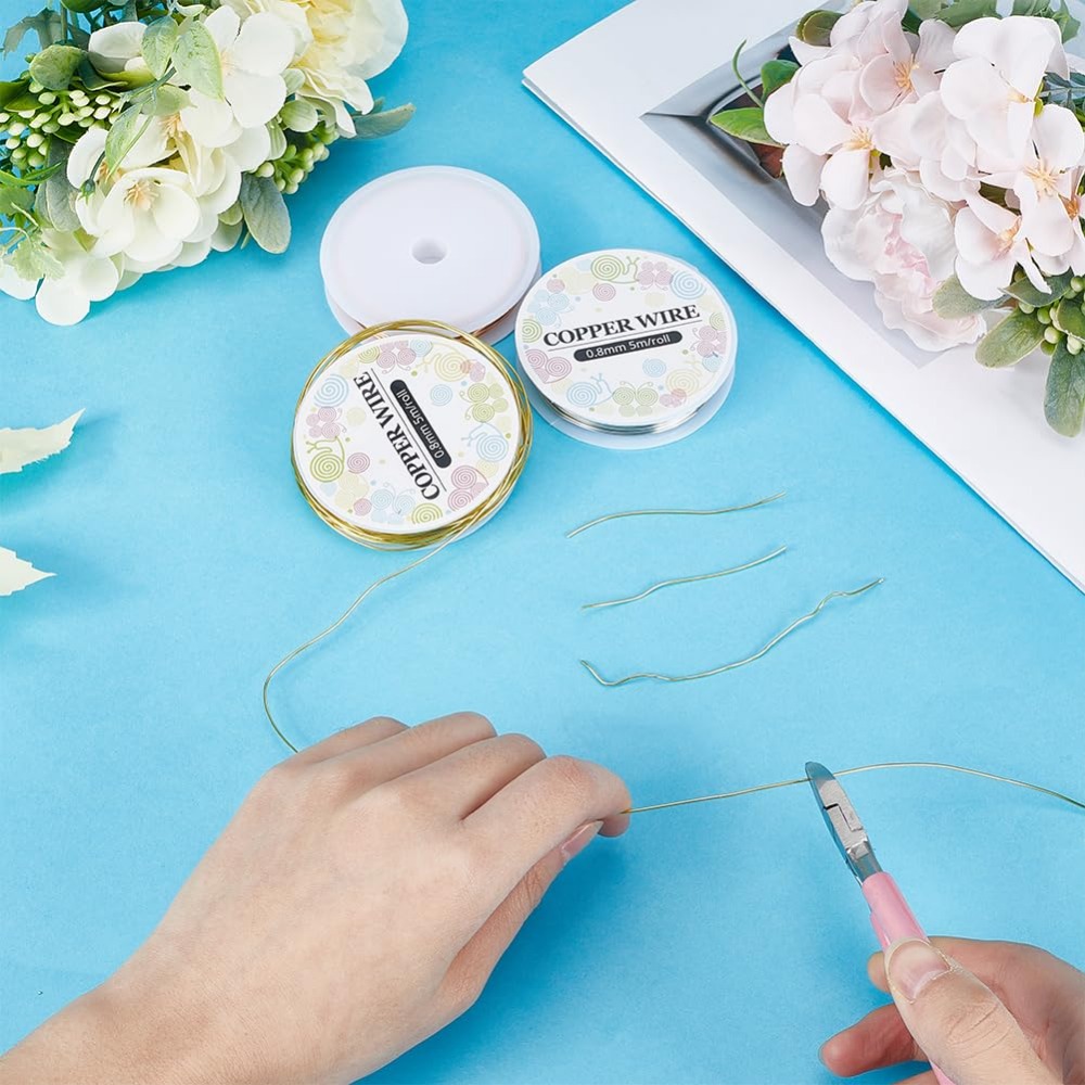 12.8 M Bakır Takı Teli 0.8mm 2 - Jewelry Making Tutorials incelemesi ve fiyatı