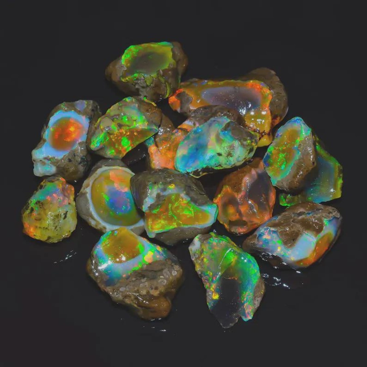 25-80CT Hakiki Etiyopya Welo O - Jewelry Making Raw Materials incelemesi ve fiyatı