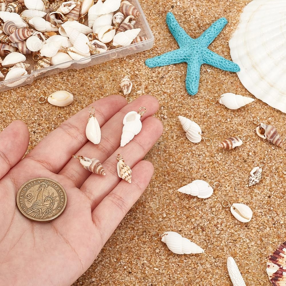 100 adet 4 Stilleri Doğal Kabu - Jewelry Making Tutorials incelemesi ve fiyatı