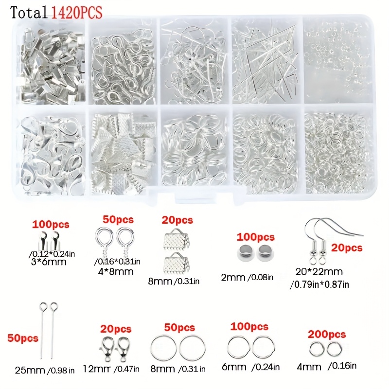 1420 adet 1 kutu Takı Bulgular - Jewelry Making Rings incelemesi ve fiyatı