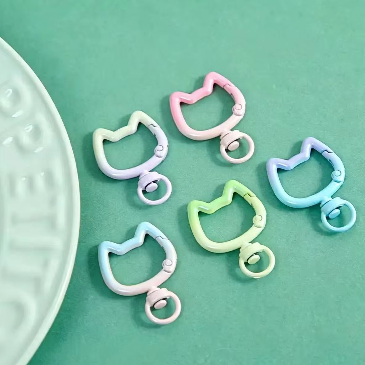 5-10 adet degrade sevimli kedi - Jewelry Making Metal incelemesi ve fiyatı